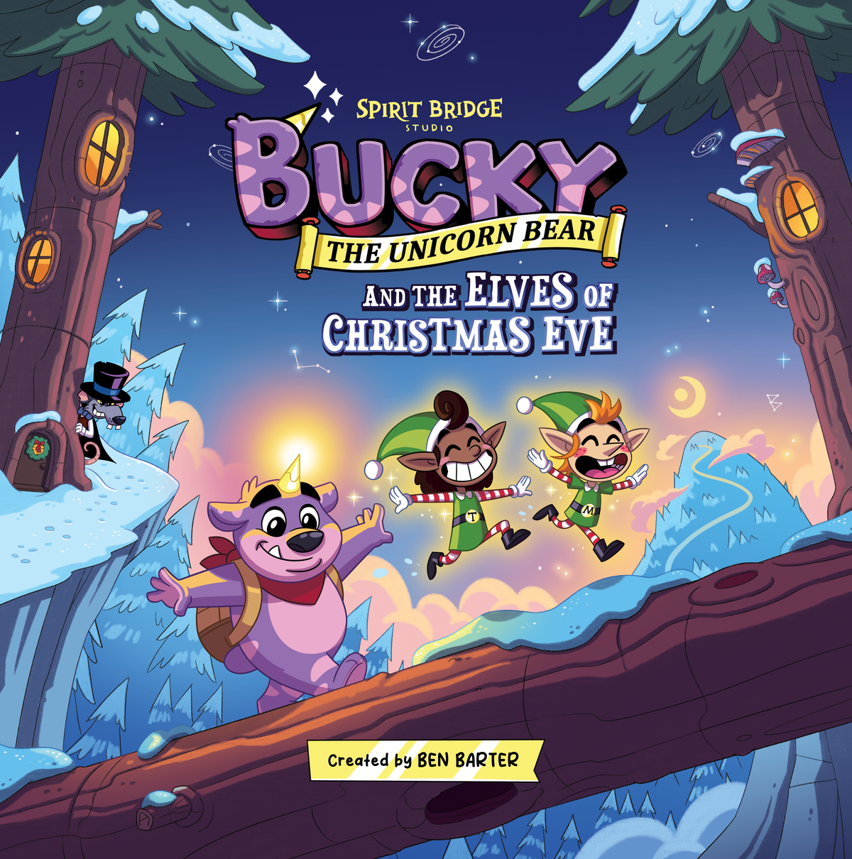 Bucky The Unicorn Bear and the Elves of Christmas Eve - (Special First Edition Copy) - Picture Book
