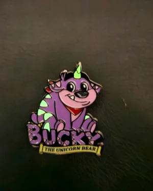 Bucky The Unicorn Bear – Limited Edition Enamel Pin Badge